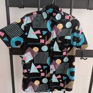 Colorful Geometric Pattern Shirt